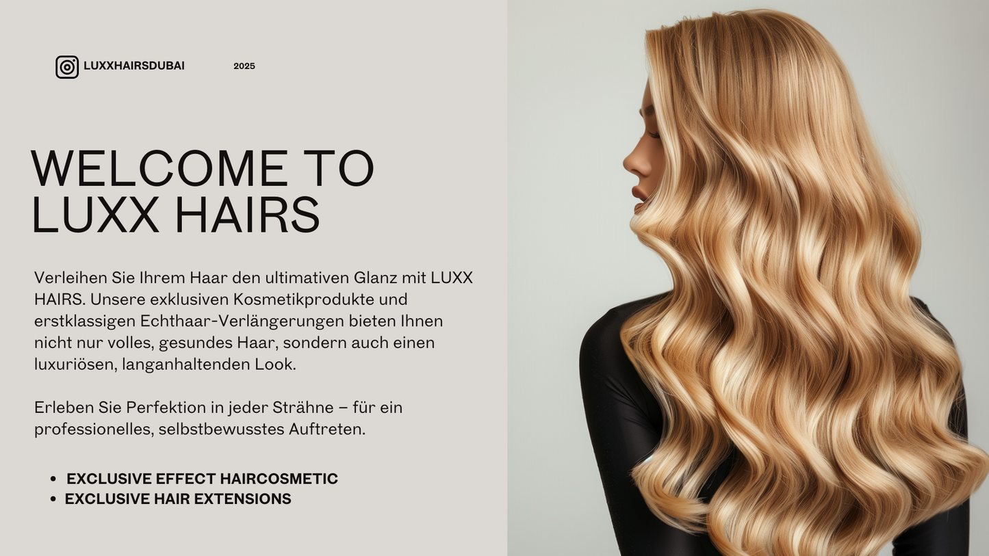Luxx Hairs Premium Extensions - Remy Double Drawn