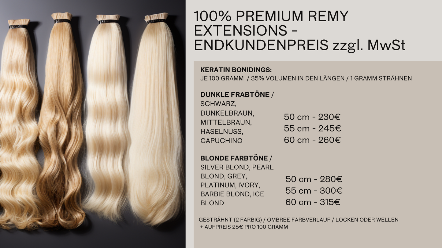 Luxx Hairs Premium Extensions - Remy Double Drawn