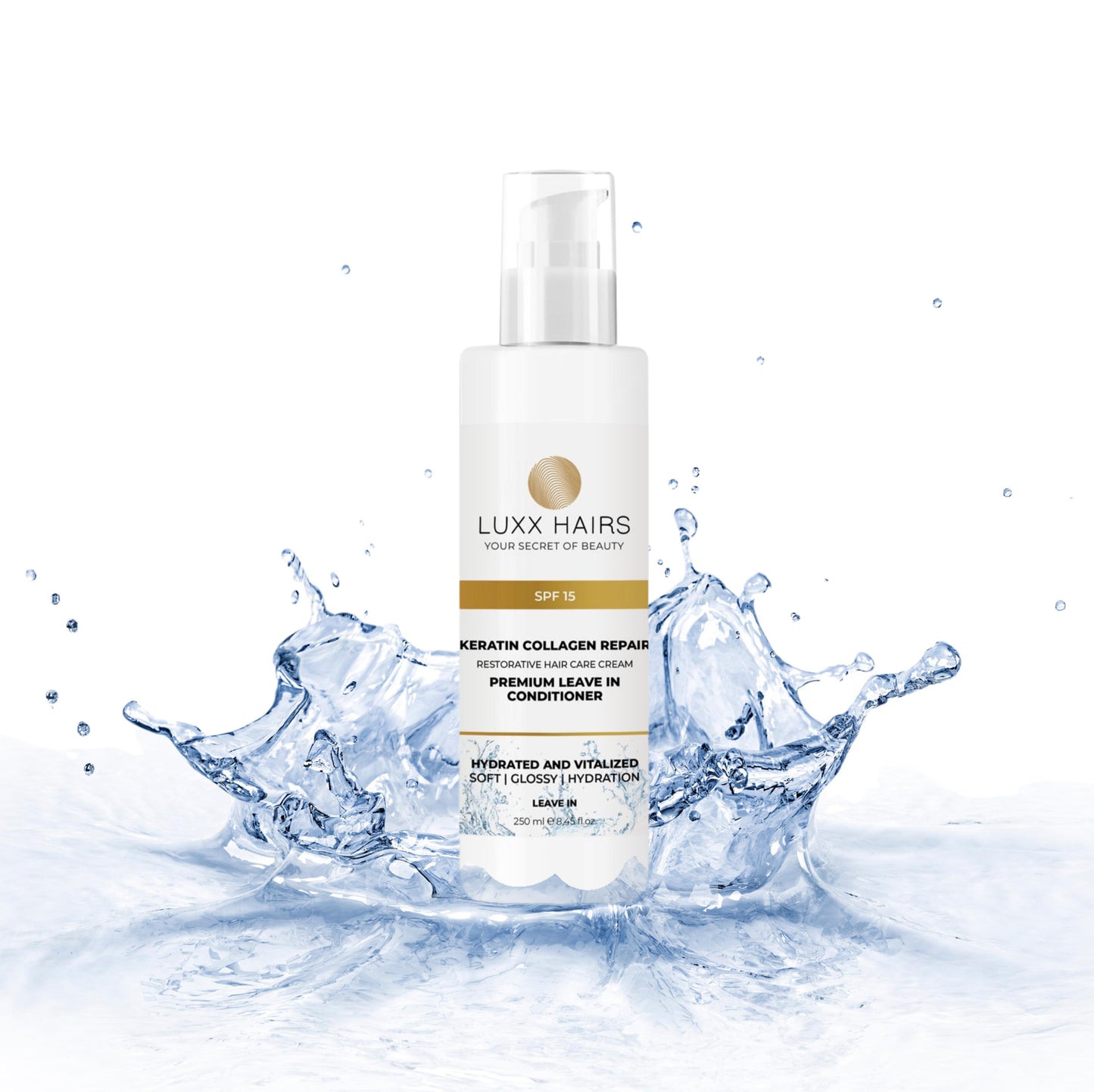 SPF 15 Glow and Glossy Leave-In Maske